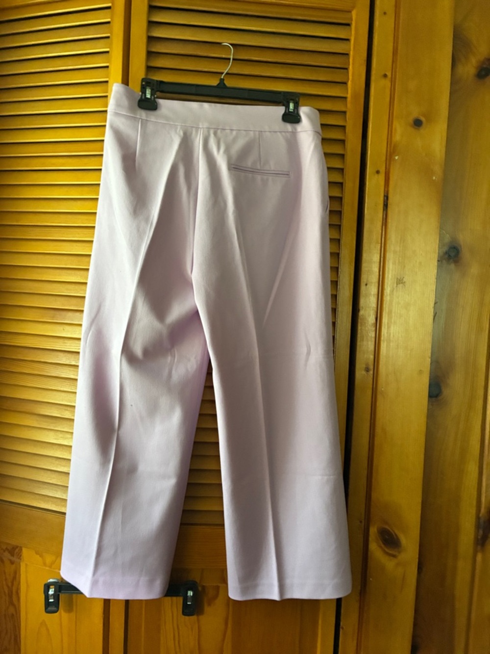 Zara women Light Lavender Dress Pants - Tailored Straight Leg length 36” - Picture 5 of 5